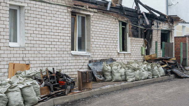 Professional Fire Damage Removal technician working in Windermere, FL